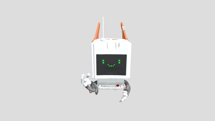 medium_-_cute_robo-drone 3D Model