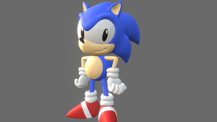 Sonic The Hedgehog - Classic 3D Model