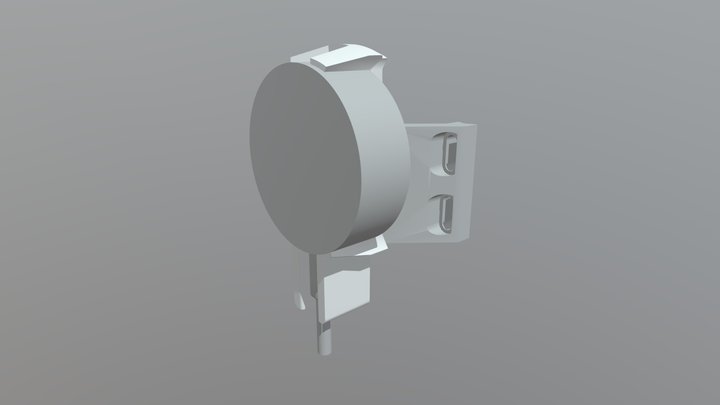 Dial Indicator Holder For Petsfeng Duct 3D Model