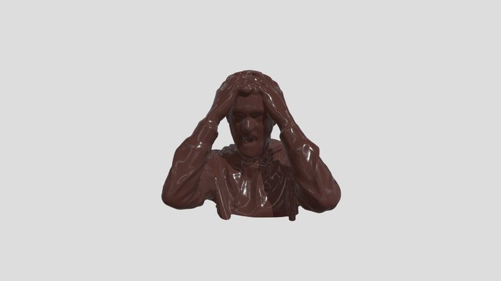 Dean Bust 02 In Chocolate 3D Model