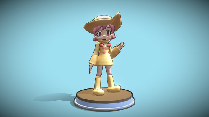 Skullgirls Umbrella Model 3D Model