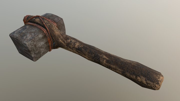 TME Tools — Stone Hammer 3D Model