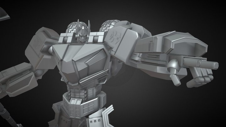 Optimus Prime (War for Cybertron Video Game) 3D Model