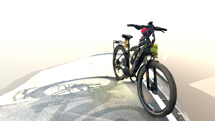 Ebike - Textured Lidar cloud mesh 3D Model