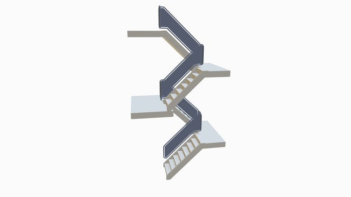 Stair Fence Example0101 3D Model