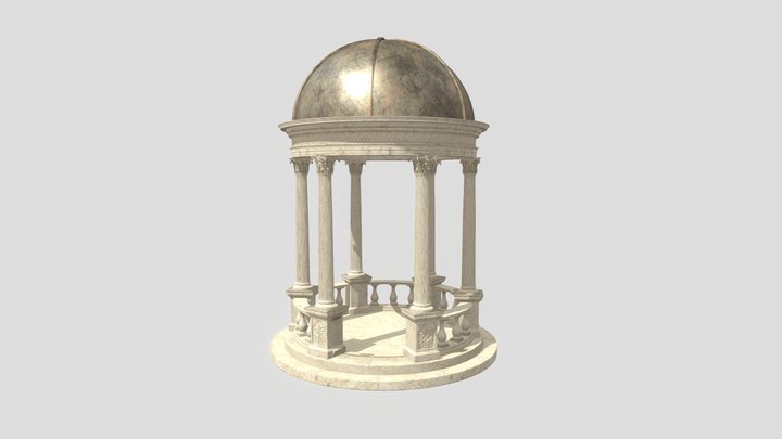 Greek gazebo 3D Model