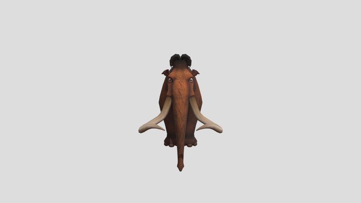 Wii - Ice Age Dawn Of The Dinosaurs - Manny 3D Model