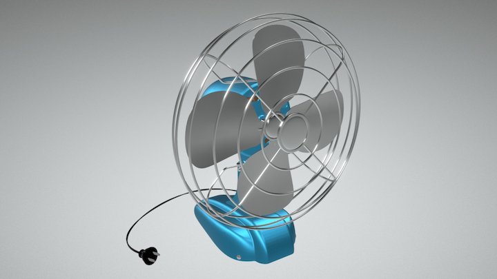 Ventilador Antiguo 3D Model