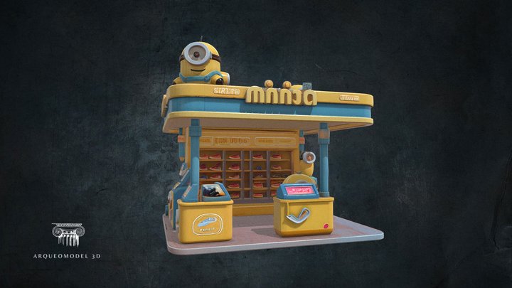 Minion in a Shoes Kiosk | 3D Printable