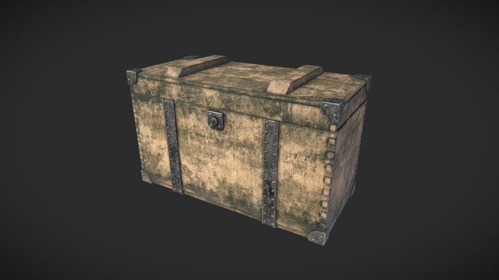 Military Crate 3D Model