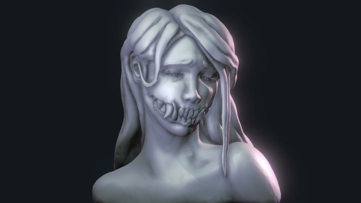Fang Girl 3D Model