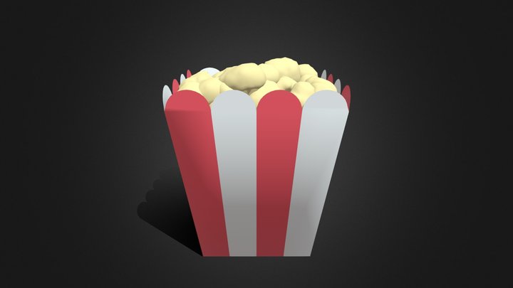 Popcorn 3D Model