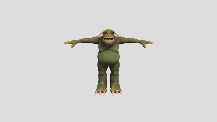 Gnarlog the Devourer 3D Model