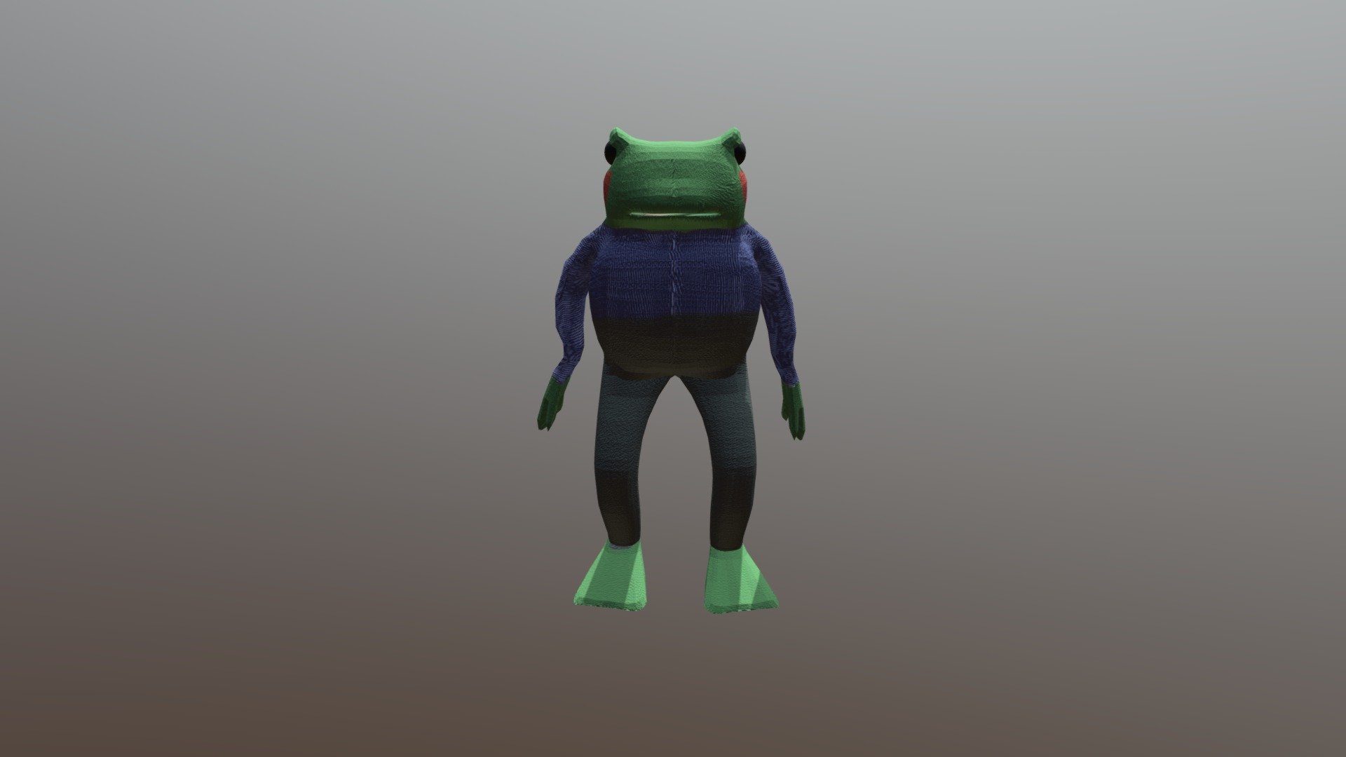 Ricky the frog - 3D model by LilCroco [6105dcf] - Sketchfab