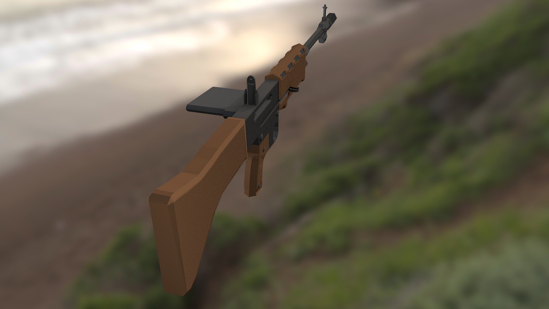 FG-42 Low Poly