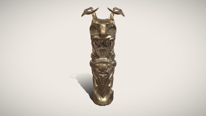 Metal Totem 3D Model