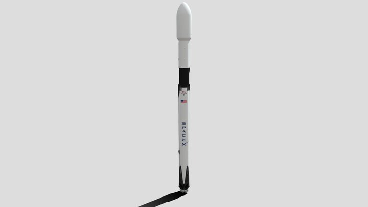 SpaceX Falcon 9 Block 5 3D Model