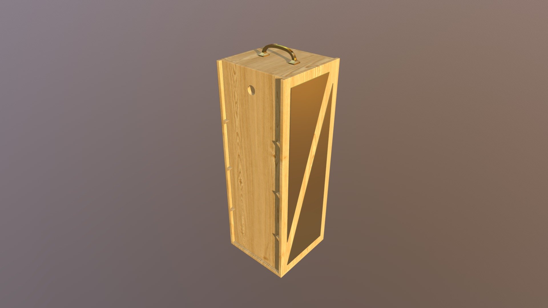 Light Oakwood Sliding Cabinet — Sketchfab embed 3D viewer