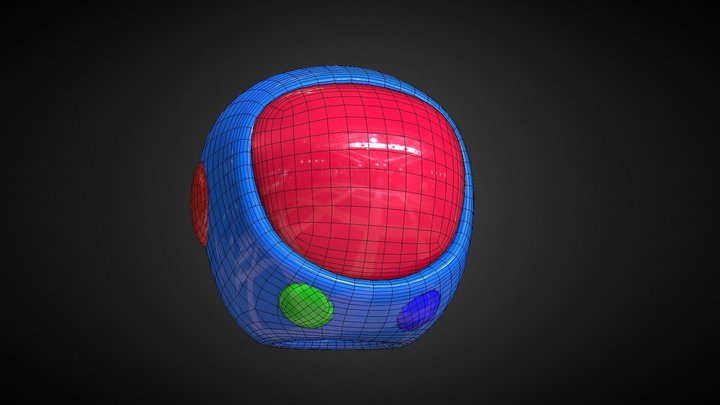 Space helmet 3D Model