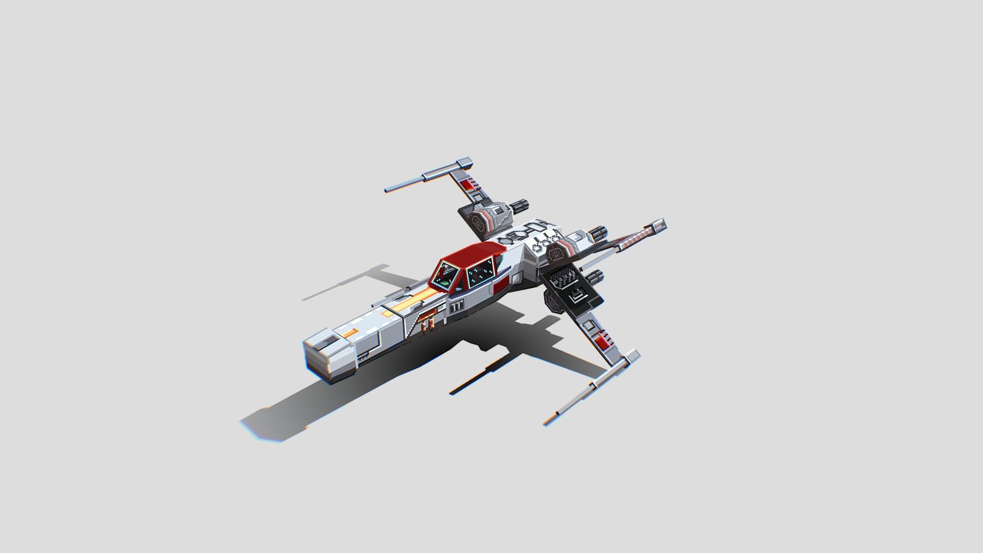 x wing - minecraft