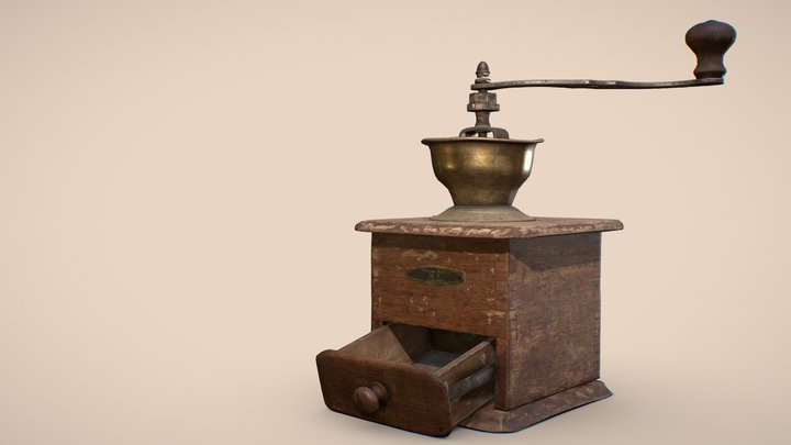 Broyeur Acler Vintage Coffee Grinder 3D Model