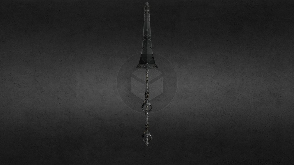 cleaver Spear – Dark Fantasy Weapon