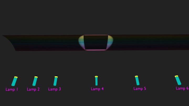 blinking lights test – Free 3D Model STL