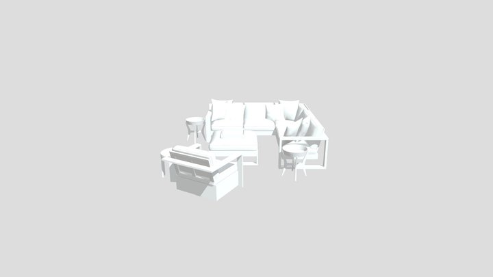 SOFA_TERRAZA_04 3D Model