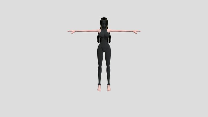 (FBX)boa hancock swimsuit 3D Model
