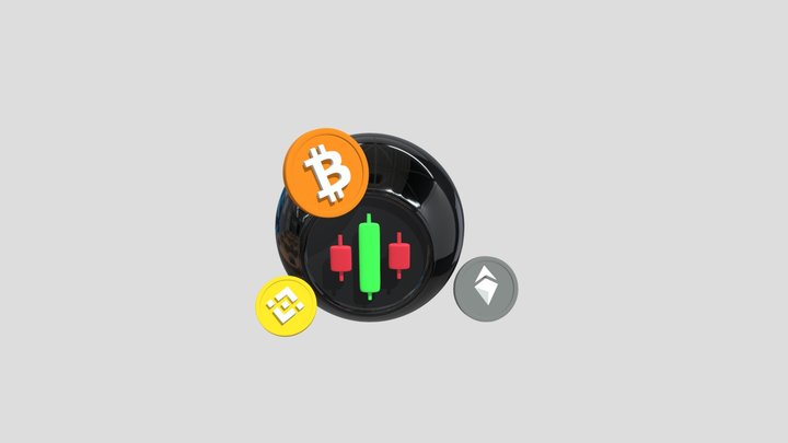 Bitcoin 3D Model