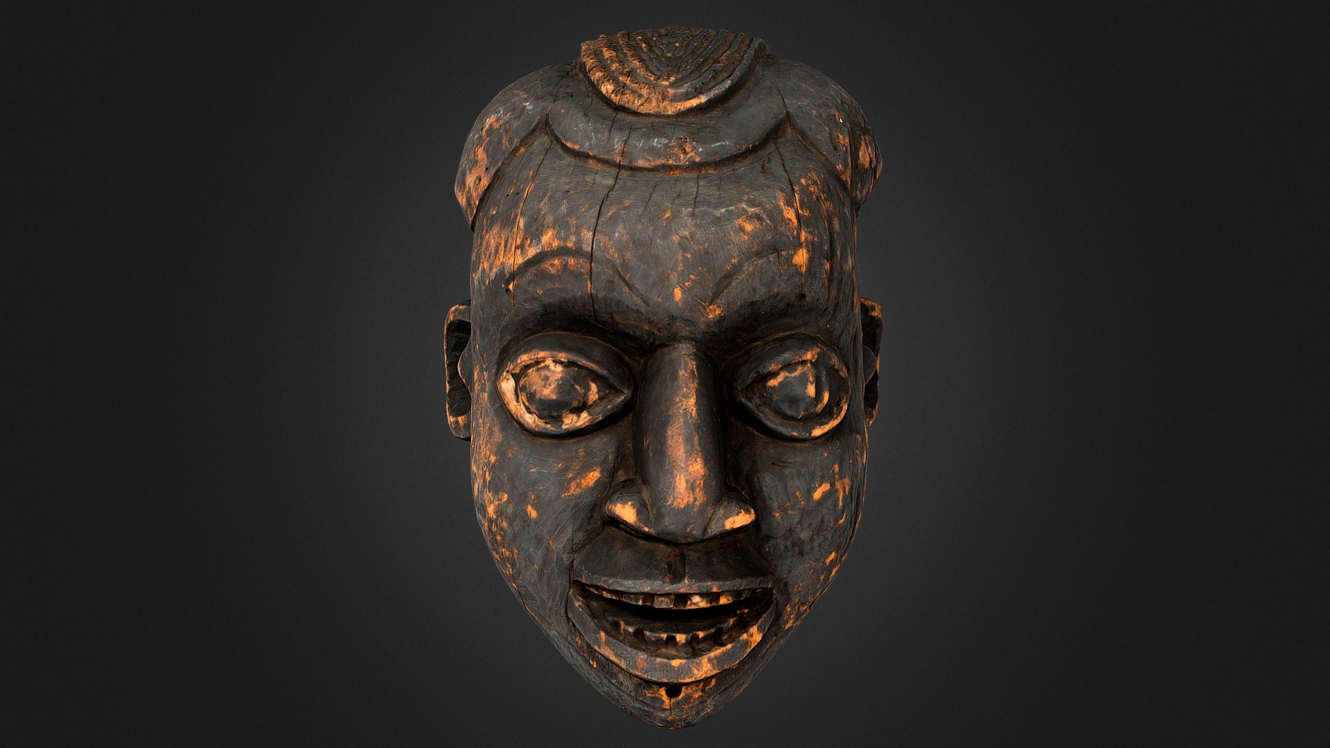 Holzmaske aus Kamerun