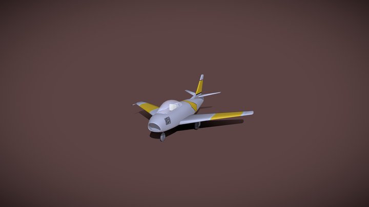F86 Sabre 3D Model