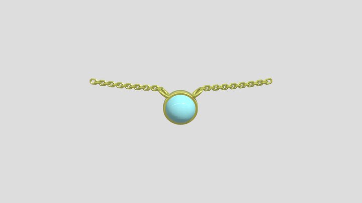 planet_necklace_up 3D Model