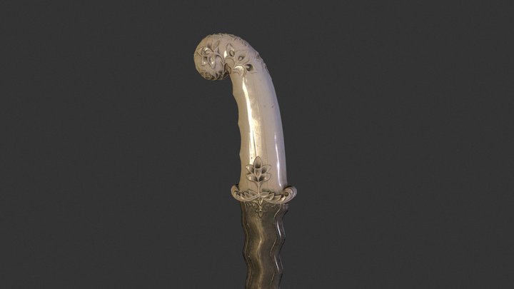 Ornate Dagger 3D Model