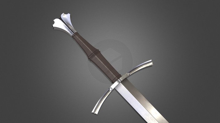 Oakeshott Type XVIIIa Longsword Fishtail – Free 3D Model STL