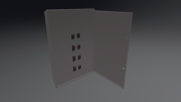 Distribution Box A 3D Model