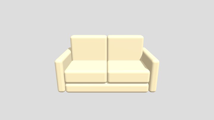 Love Seat 3D Model