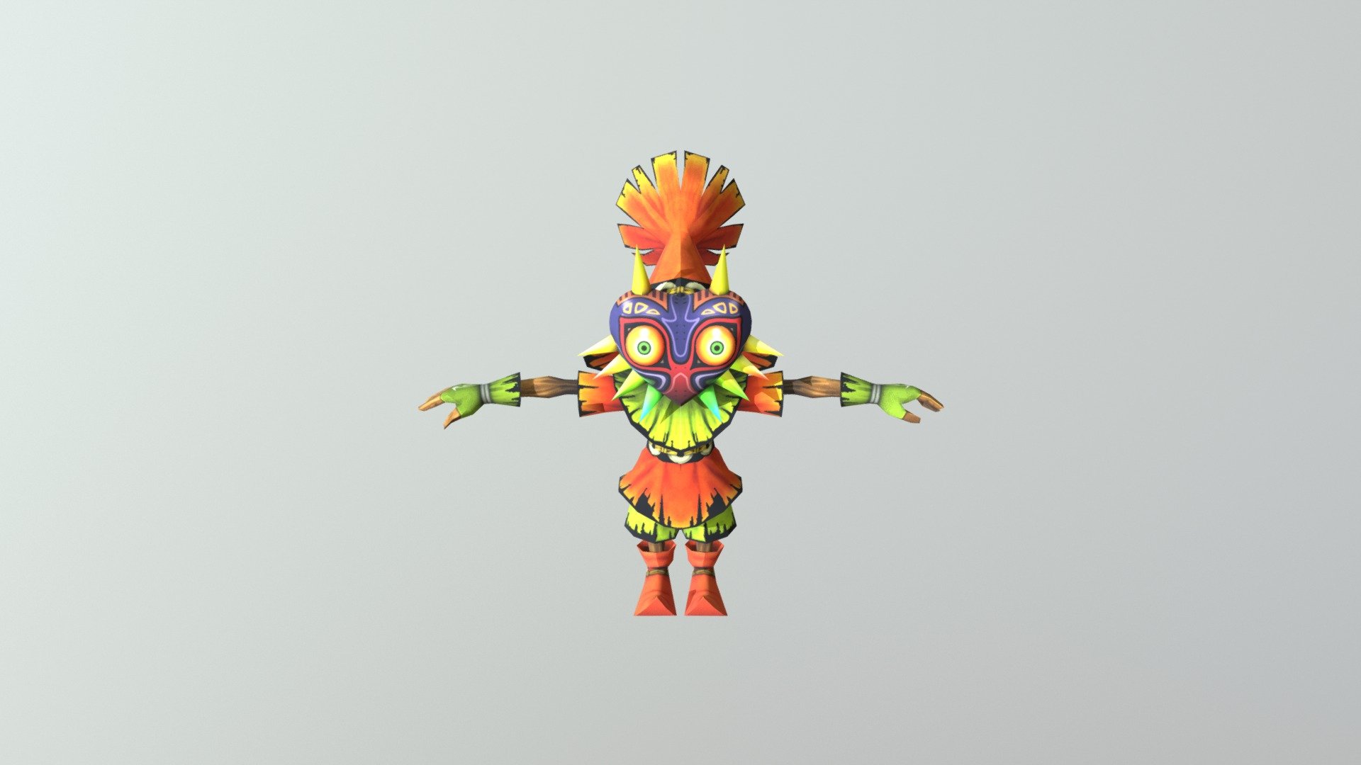 Skull Kid 3D model by None (ggqf) [61140f2] Sketchfab