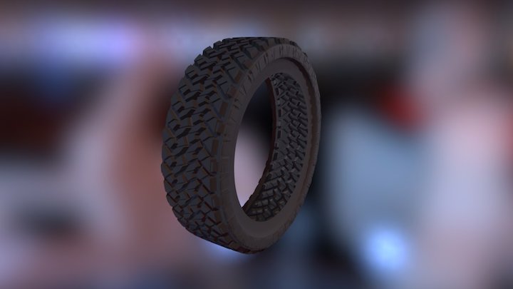 Jeep Tire GAM401 3D Model