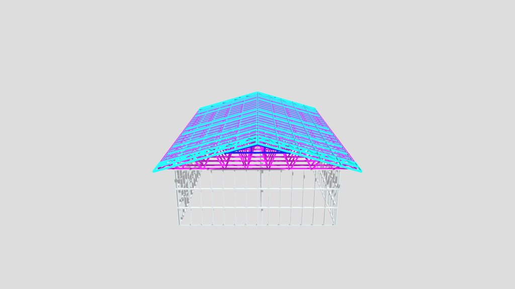 D160 4DIFY Homes Truss 90 Fbx