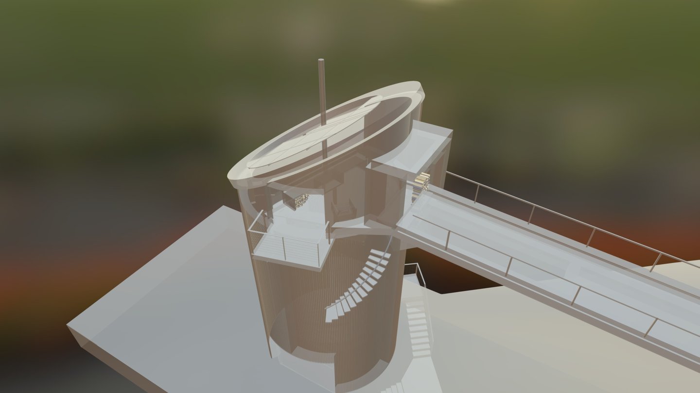 Silo-afgang-3D View-3 Dmodelo
