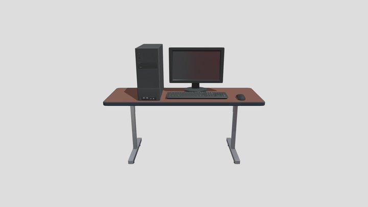 Desktop full set 3D Model