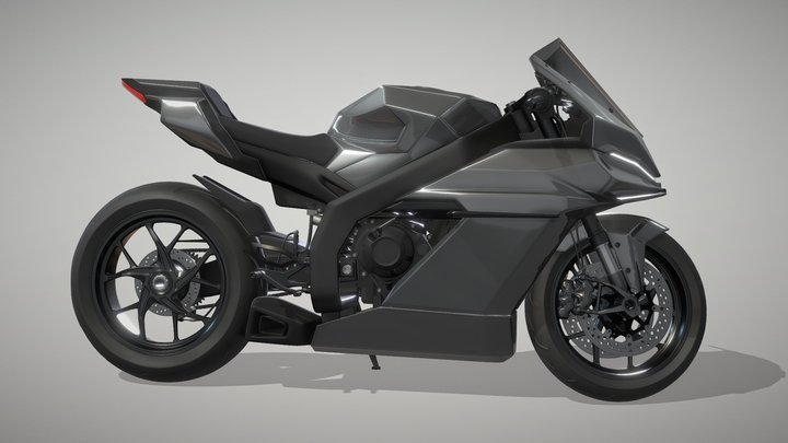 Mav-1r Sportbike Concept 3D Model