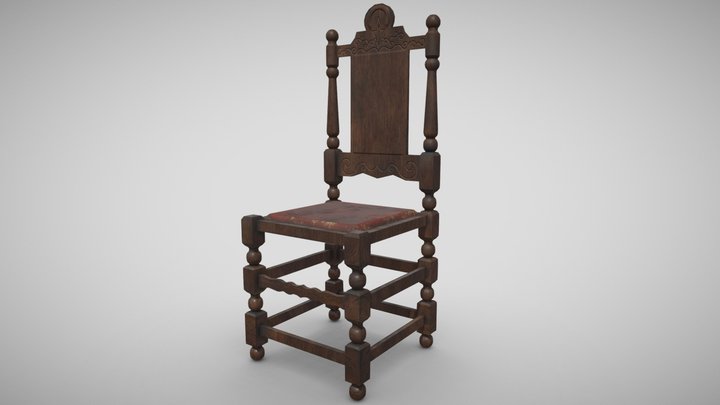 Antique Chair 3D Model