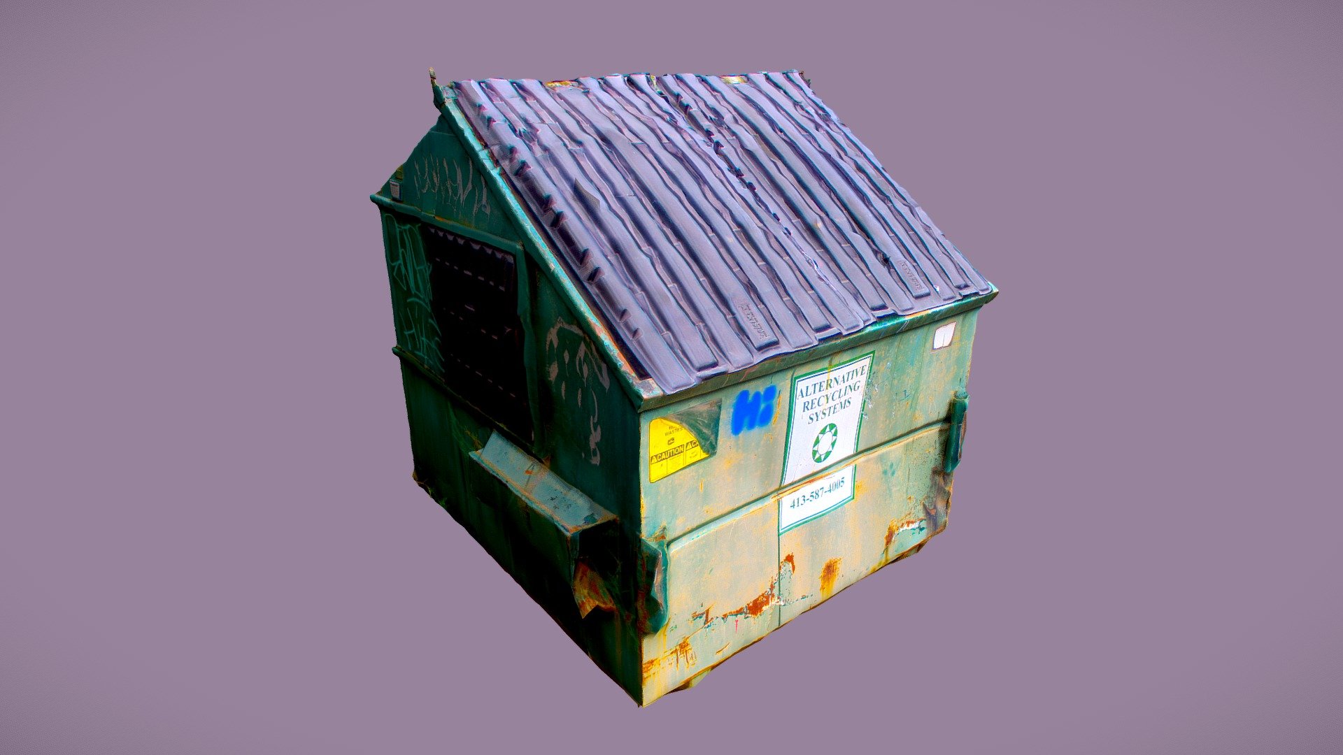 Graffiti'd Dumpster (Photogrammetry)