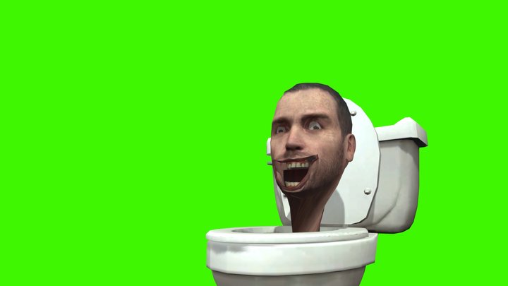 car-toilet-animated-free 3D Model