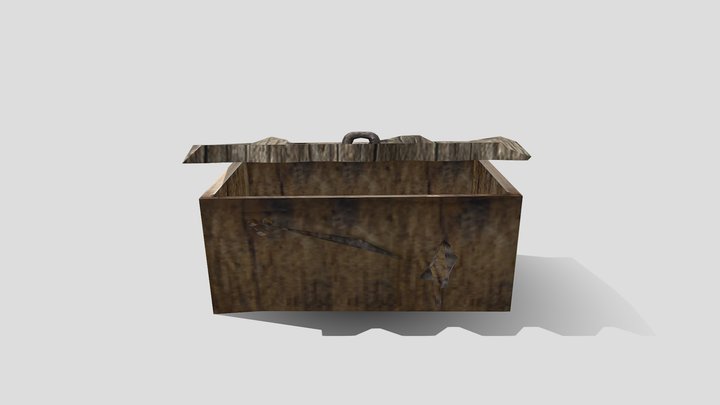 Wooden-trunk 3D Model