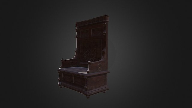 medieval chair 3D Model