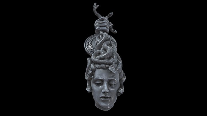 Severed Head of Medusa 3D Model