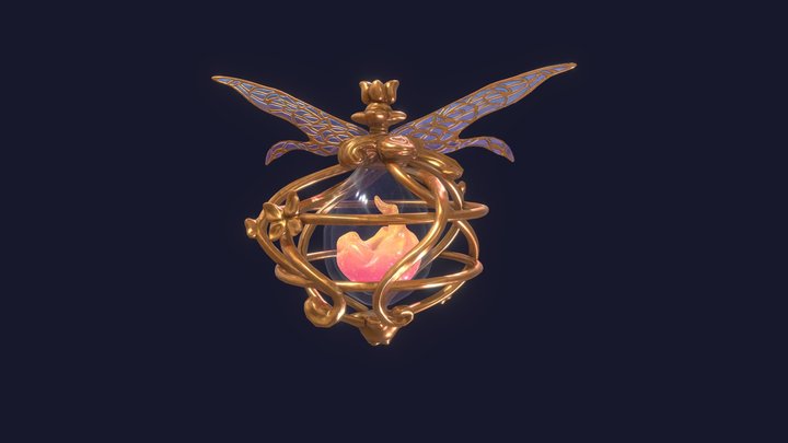 [Student Work] Fairy Dust Flask 3D Model